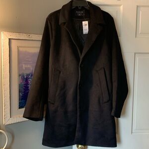 Abercrombie & Fitch medium navy wool coat! NWT!!